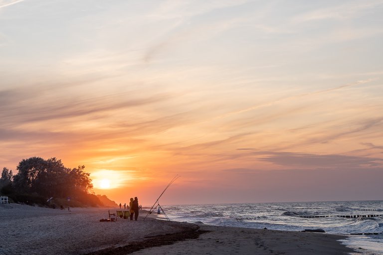 Sonnenuntergang an der Ostsee