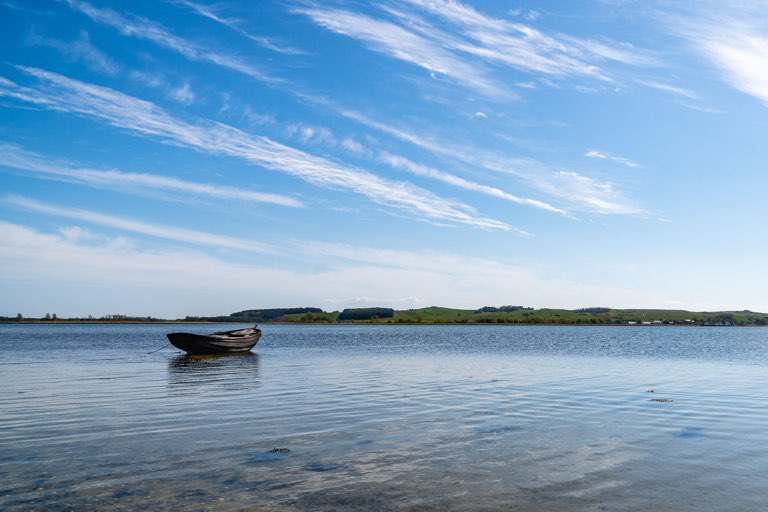 Ruderboot auf der Insel Rügen