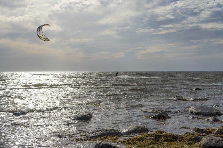 Kitesurfer, Mönchgut