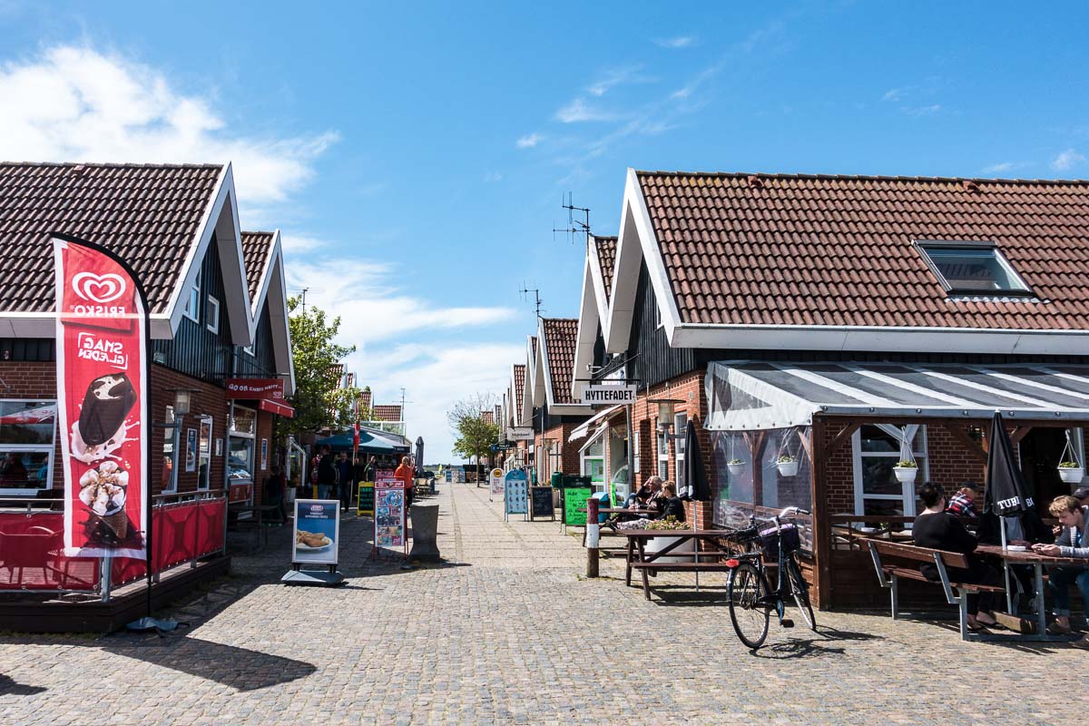 Einkaufsstraße in Bork Havn