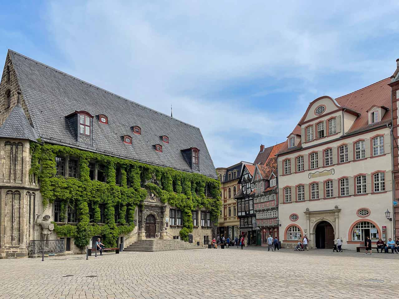 Das Rathaus von Quedlinburg