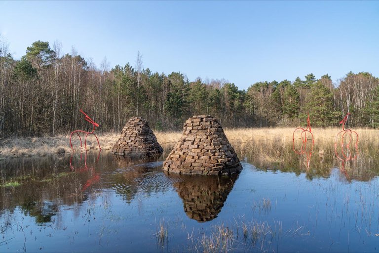 Würmsee, Torfstechen, Kunstobjekt