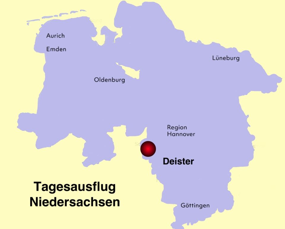 Karte Niedersachsen - Deister