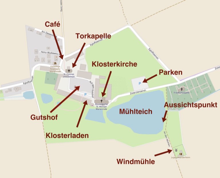 Karte Kloster Marienrode